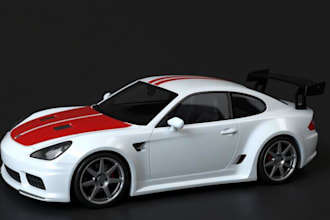 do 3d car modeling, fivem car, police car, rc car, gta car model, blender model