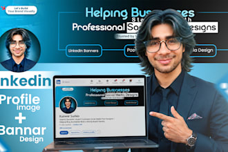 design professional linkedin banner for personal branding