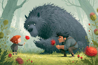 do childrens book illustration and book cover