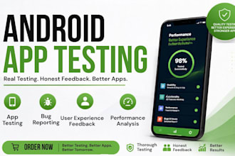test your android app and provide detailed feedback and user experience review