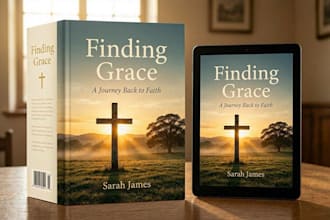 do christian book cover design ebook paperback cover design KDP cover design