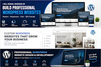 design a modern wordpress website