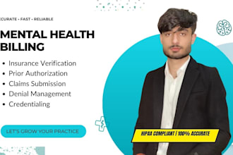 do mental health medical billing, claims, and  insurance verification