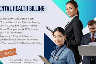 do mental health medical billing, claims, and  insurance verification