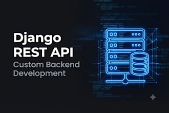 develop custom django rest API with documentation and admin panel