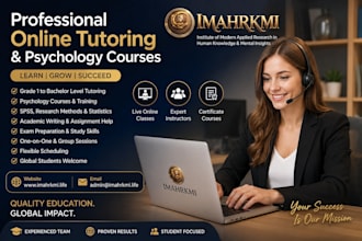 be your professional online tutor