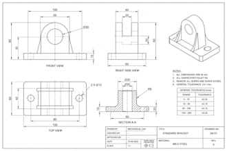 create professional autocad 3d mechanical drawings