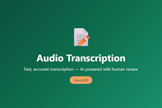 transcribe your audio or video files accurately