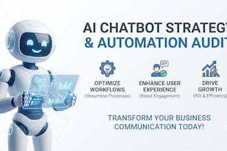audit ai chatbot strategy, automation and UX audit