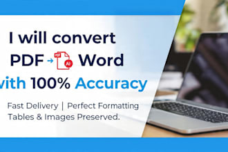 convert PDF to word document with accuracy