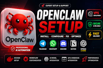 install, setup, fix and customize openclaw ai professionally