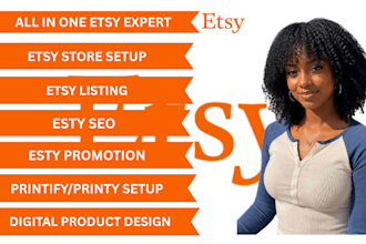 etsy store setup etsy listing etsy seo etsy promotion