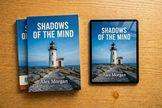 professional kdp print book cover design and ebook cover design