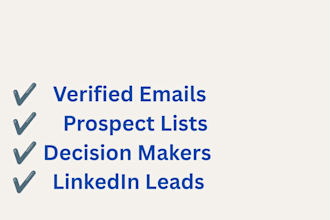 build targeted b2b lead lists with verified emails