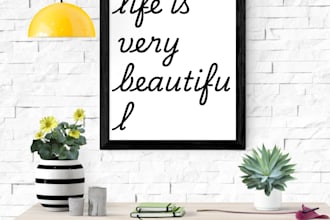 create realistic 3d wall art mockups for your store