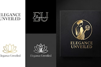 design cosmetics makeup hair beauty salon spa logo
