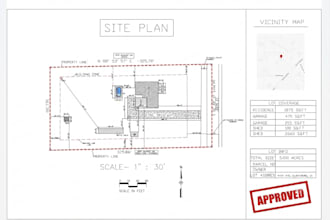 create professional site plans and plot plans for city permits