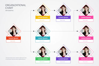 design org charts or organizational charts within 3 hrs