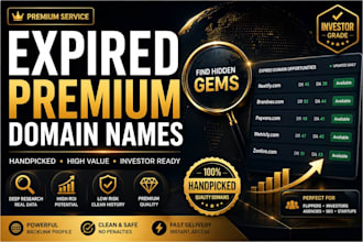 provide premium domain name list handpicked