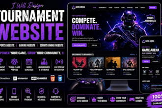 design tournament website esport website gaming website esport gaming website