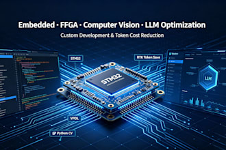 ido vhdl fpga, stm32, python computer vision and llm token optimization codi