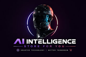 design a modern ai logo for your tech brand