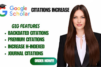 increase google scholar citations and boost your h index
