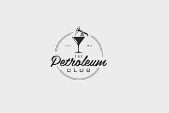 do modern bar, nightclub logo design