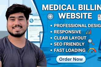 design and develop a medical billing and healthcare website