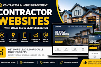 build contractor websites with local SEO and lead generation