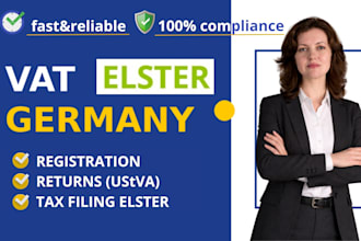 prepare german monthly, quarterly and annual vat returns