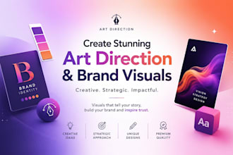 create stunning art direction and brand visuals