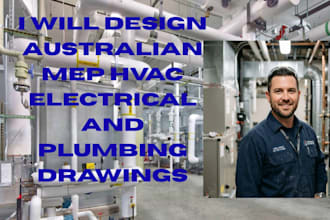 design australian mep hvac electrical and plumbing drawings