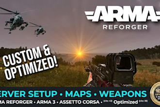 arma reforger, server setup map creation weapons assetto corsa arma 3