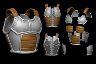 create wearable 3d cosplay armor helmet and props for 3d print