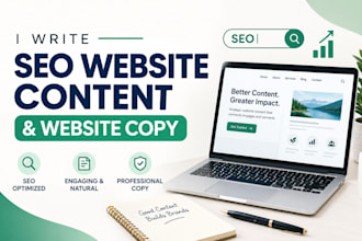 write SEO website content and website copy