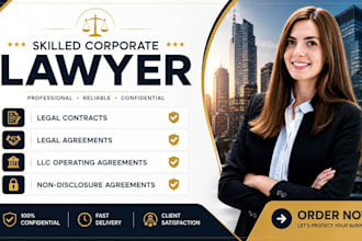 draft legal contracts, agreements, ndas, terms and conditions, privacy policy