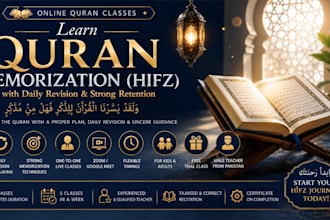 teach quran memorization, hifz, and daily duas to kids