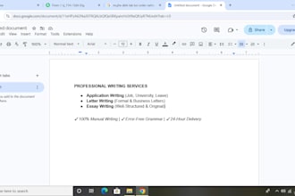 write professional english applications letters and essays