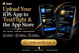 upload your ios app to testflight and the apple app store