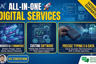 develop custom software and responsive website