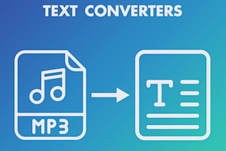 transcribe audios to text, create excel sheets