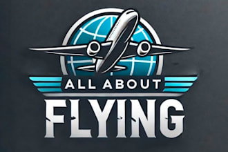create professional and unique airline logo design for you