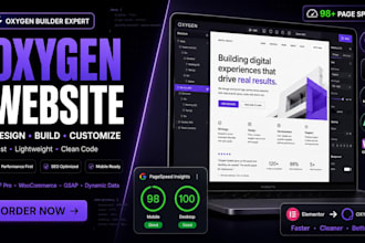 build oxygen 6 wordpress website oxygen code landing page bricks builder expert