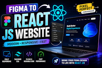 convert figma to react js with tailwind CSS
