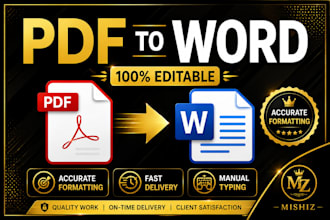 convert PDF to editable word