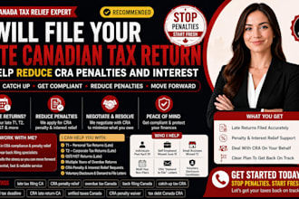 file late overdue canadian tax return reduce cra penalties and interest