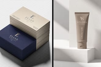 do full brand identity, product packaging merchandise design, ecommerce logo