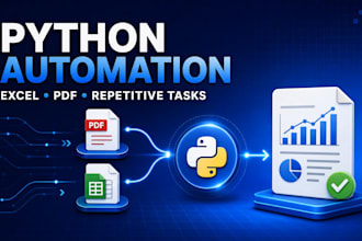 automate excel PDF and repetitive tasks with python