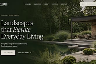 design squarespace landscaping lawn care website with quote form